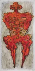 Marek Oberländer, SYLWETKA, 1965, olej, płótno
