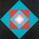 Jan Chwałczyk, XA, 1990, akryl, płótno