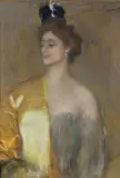 Teodor Axentowicz, PORTRET AMY ZAKRZEWSKIEJ