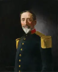 Hiacynt Alchimowicz, PORTRET MĘSKI, olej, płótno