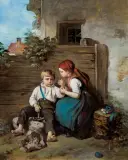 Hanno Rhomberg, STŁUCZONY PALEC, olej, płótno