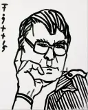 Andrzej Fogtt, PORTRET ZDZISłAWA BEKSIŃSKIEGO, 2015, olej, płótno