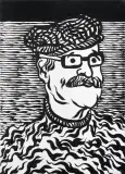 Andrzej Fogtt, Portret Tadeusza Brzozowskiego, 2015, olej, płótno