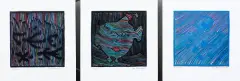 TRYPTYK by Jan Dobkowski, 1984, serigrafia barwna, papier, offered Sep 2019