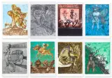 LES SIENS (SWOI) by Jan Lebensztejn, 1972, litografia barwna, papier, sold Sep 2019