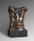 PANCERZ II (CUIRASSE II) by Igor Mitoraj, 1986, brąz, kamień, sold Sep 2019