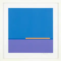KOMPOZYCJA GEOMETRYCZNA by Henryk Stażewski, 1980, serigrafia, papier, sold Sep 2019