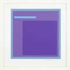 KOMPOZYCJA GEOMETRYCZNA by Henryk Stażewski, 1980, serigrafia, papier, sold Sep 2019