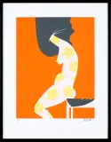 Marek Żuławski, AKT, 1975, serigrafia barwna, papier