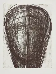 Z CYKLU KATHARSIS by Magdalena Abakanowicz, 1985, miękki werniks, papier, sold Jun 2019