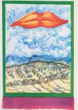 USTA by Jan Lebensztejn, litografia barwna, karton, sold Jun 2019