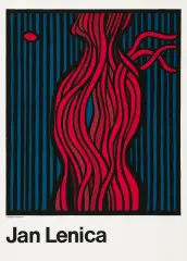 Jan Lenica, AUTOPLAKAT, 1972, serigrafia barwna, karton