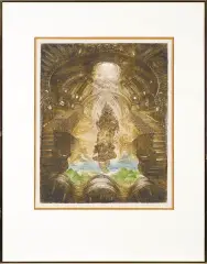 Barbara Rosiak, Twierdza wzruszeń, 1980, akwaforta barwna, papier
