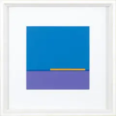 Kompozycja abstrakcyjna by Henryk Stażewski, 1980, serigrafia barwna, papier, sold Jun 2019