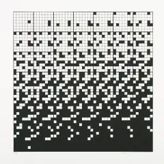 Bez tytułu by Ryszard Winiarski, serigrafia, papier, sold Jun 2019