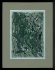 Maria Jarema, POSTAĆ, 1940, monotypia, papier