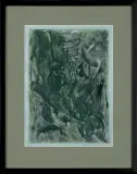 Maria Jarema, POSTAĆ, 1940, monotypia, papier