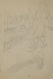 PRZĄDKA by Władysław Strzemiński, ok. 1950, ołówek, papier, offered Jun 2019