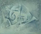 Jerzy Mierzejewski, KRÓL EDYP, 1965, olej, płótno