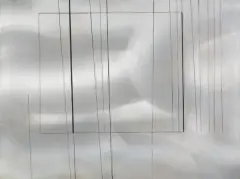 Marian Bogusz, B-II, 1977, akryl, płyta aluminiowa