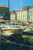 Andrzej Adam Sadowski, PIRAN – PORT II, 1984, akryl, płótno