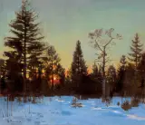 Stanisław Żukowski, PUSZCZA – ZACHÓD SŁOŃCA ZIMĄ