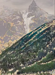 Leon Wyczółkowski, MNICH NAD MORSKIM OKIEM, 1904, pastel, karton