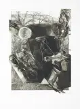 Piotr Ciesielski, MARTWA NATURA, 1982, mezzotinta, akwaforta, papier