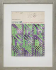 Jerzy Grabowski, STRUKTURA LICZB PARZYSTYCH I NIEPARZYSTYCH 1972, akwarela, tusze, ołówek, papier