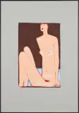 Jerzy Nowosielski, AKT, 1994, serigrafia, papier