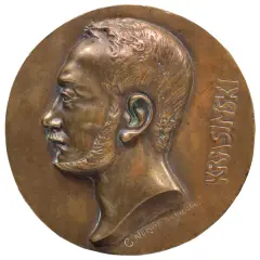 Cyprian Norwid, MEDALION PORTRETOWY ZYGMUNTA KRASIŃSKIEGO, brąz