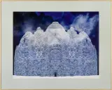 BEZ TYTUŁU (SZKLANA GÓRA) by Zdzisław Beksiński, grafika komputerowa, sold Mar 2019