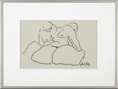 Andrzej Domżalski, PARA, 1993, tusz, papier