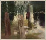 Anna Gapińska-Myszkiewicz, STARORZECZE, 1989, olej, płótno