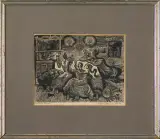 KARCZMA RZYM by Mieczysław Jurgielewicz, 1954, drzeworyt, papier kremowy, sold Mar 2019