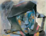 Stasys Eidrigevičius, BEZ TYTUŁU, 1992, pastel, papier żeberkowy