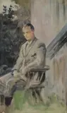 Jacek Malczewski, PORTRET RAFAŁA MALCZEWSKIEGO, SYNA ARTYSTY, olej, płótno naklejone na tekturę