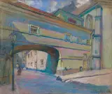 Zofia Stankiewicz, W WARSZAWIE NA KANONII, 1914, pastel, karton