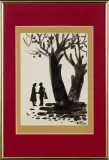 Jerzy Duda-Gracz, BEZ TYTUŁU (KARTKA ZE SZKICOWNIKA), 1956, tusz, papier