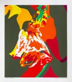 TAŃCZĄCY STORCZYK by Zdzisław Otello Horodecki, 2018, akryl, karton, sold Jan 2019