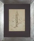Jan Hrynkowski, PLANTY, 1938, tusz pióro, papier