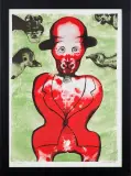 Z CYKLU ILUSTRACJI DO „FOLWARKU ZWIERZĘCEGO” by Jan Lebensztejn, litografia, papier, sold Jan 2019