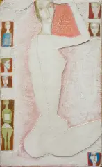 Adam Niemczyc, MODELKA, 1965, relief, technika własna