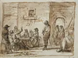 Jean-Pierre Norblin de La Gourdaine, ŻOŁNIERZE W OBERŻY