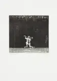 Jacek Gaj, TANIEC II, 1965, miedzioryt, papier