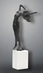 Akt by Waldemar Mazurek, 2018, brąz, kamień, offered Nov 2018