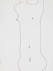 AKT by Jerzy Nowosielski, serigrafia, papier, sold Nov 2018