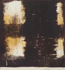 Kompozycja by Jan Tarasin, 1960, litografia barwna, papier, sold Nov 2018