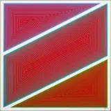 Richard Anuszkiewicz, BEZ TYTUŁU, 1968, serigrafia na płycie metalowej