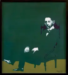 Antoni Fałat, FOTEL, 1978, olej, płótno